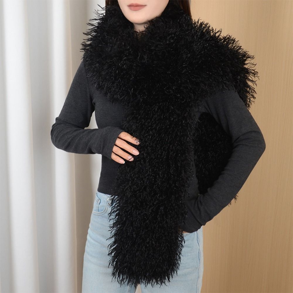 Cashmere Scarf - 세련된 180cm 길이의 인조 모직 스카프,