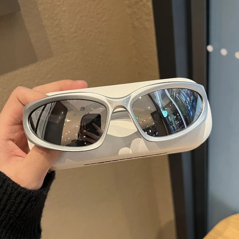 Sunglasses Uv400 - 럭셔리 Y2K 스포츠 펑크 선글라스 여성