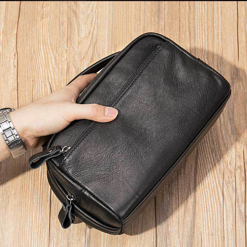 Leather Wallet Men - Luufan 남성용 부드러운 정품 가죽 클러치