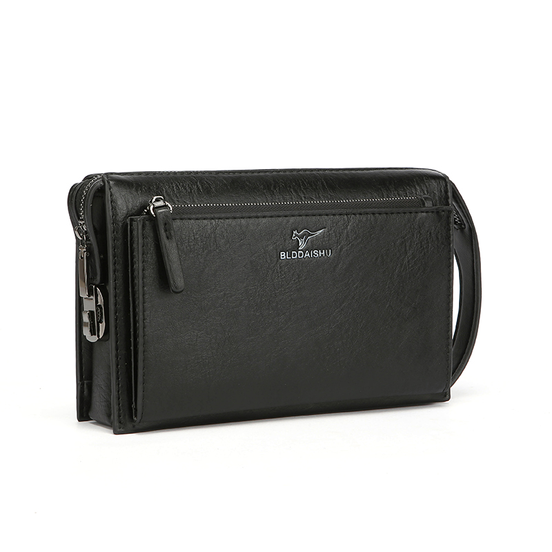 Leather Wallet Men - 새로운 남성용 콤비네이션 잠금 장치가 있는