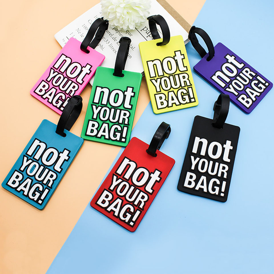 Travel Luggage Set - 여행 가방 가방이 아닌 창의적인 글자,