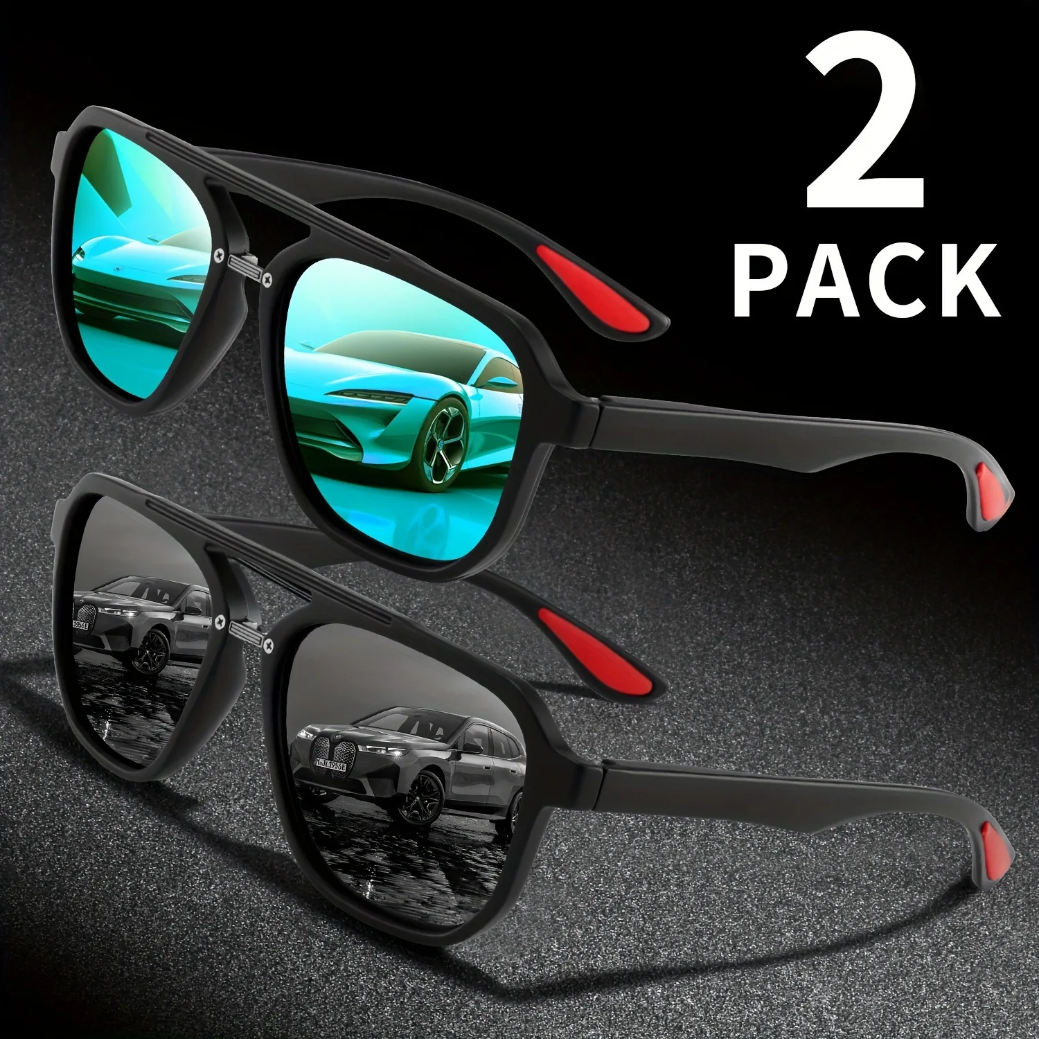 Sunglasses Uv400 - 레트로 스타일의 클래식 선글라스, 고급스러운 디자인의