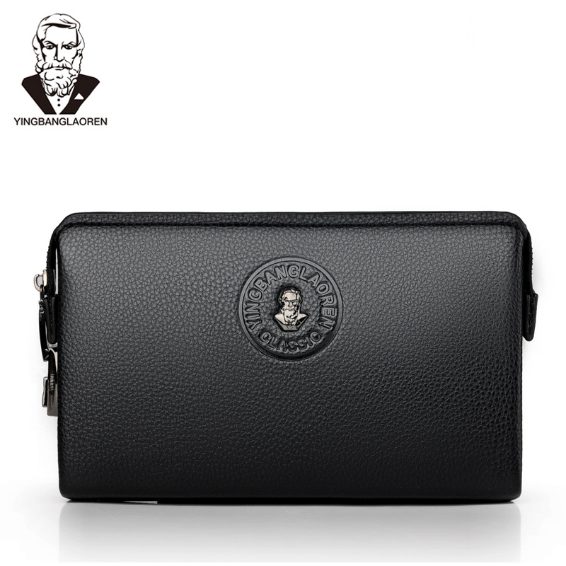 Leather Wallet Men - 남성용 롱 머니 월렛 휴대폰 파우치