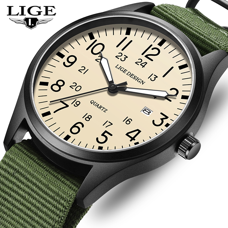 Luxury Watch Men - LIGE 2026 최신형 쿼츠 손목시계, 남성용