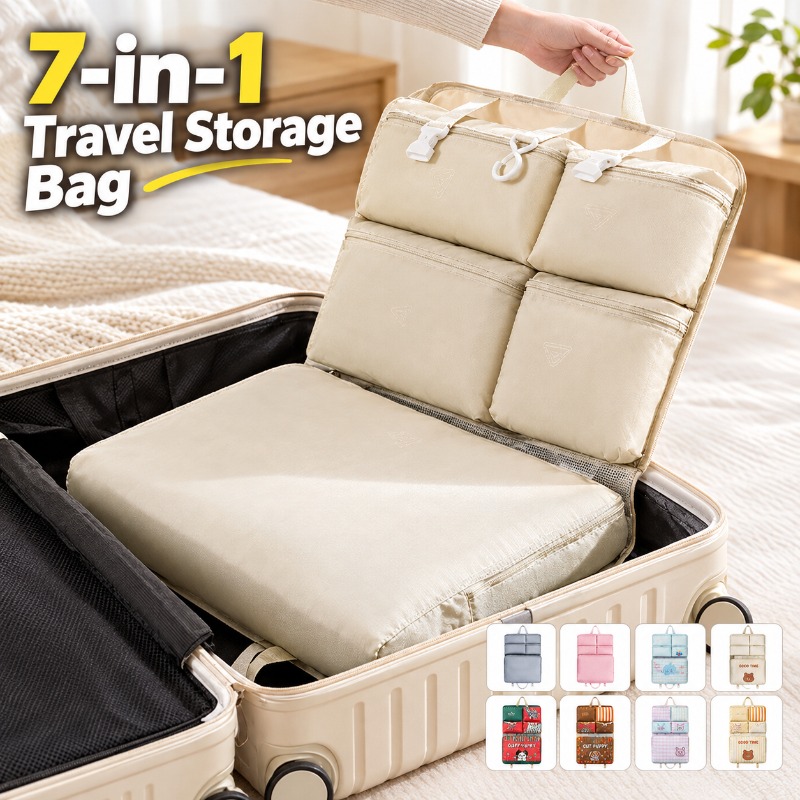 Travel Luggage Set - 7가지 기능이 있는 여행용 수납 가방,
