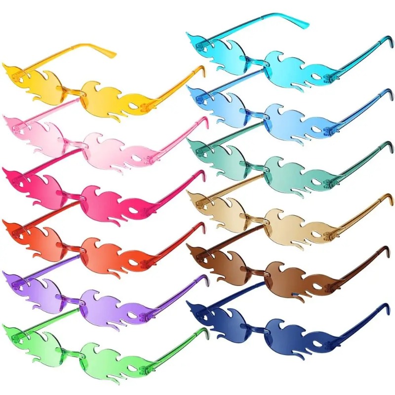 파이어 플레임 선글라스 여성 디자이너 무테 선글라스 트 - Designer Sunglasses 리뷰 및 가격