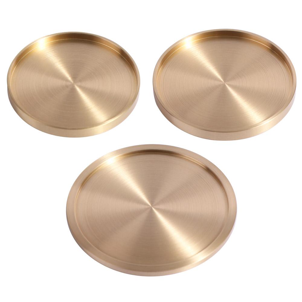 테이블 센터피스 장식품 원형 황동 코스터 금속 내열성  - Marble Coaster Set 리뷰 및 가격