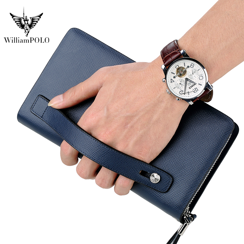 윌리엄폴로 명품 남성 가죽 클러치 백 대용량 장지갑 고 - Leather Wallet Men 리뷰 및 가격