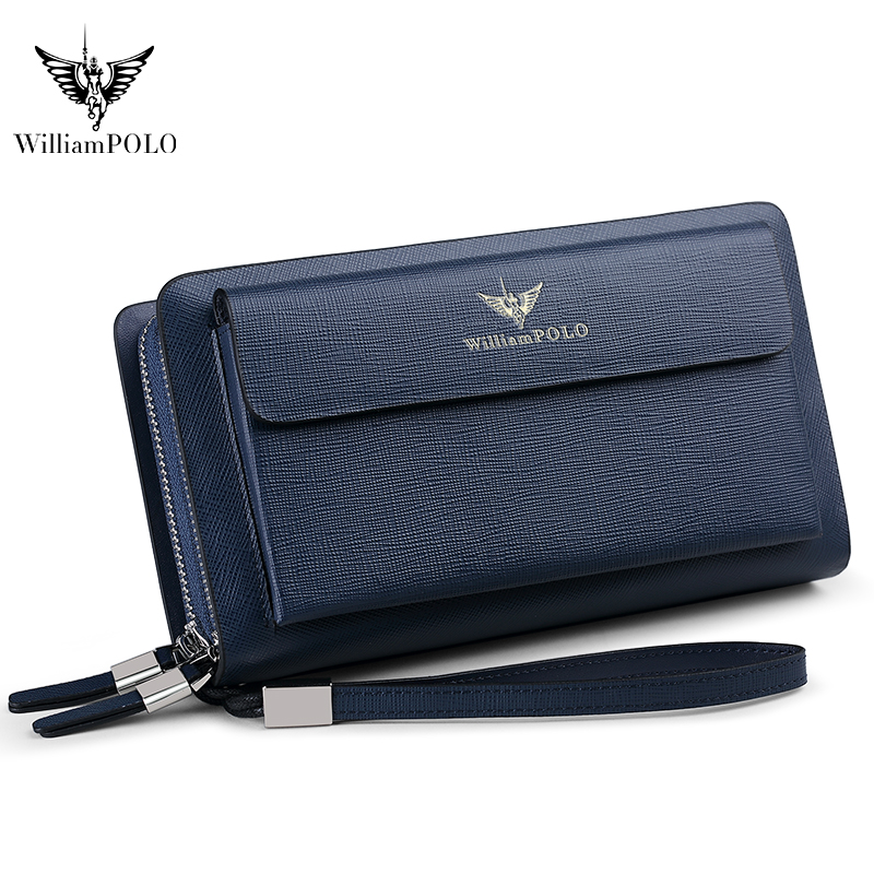 윌리엄폴로 명품 남성 가죽 클러치 백 대용량 장지갑 고 - Leather Wallet Men 리뷰 및 가격