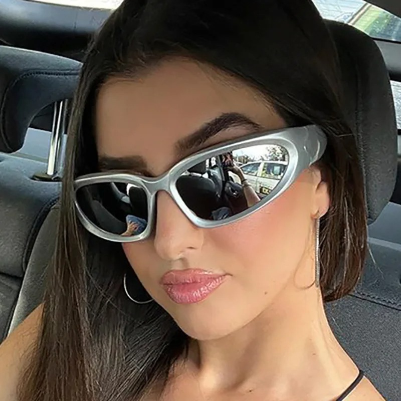 럭셔리 Y2K 스포츠 펑크 선글라스 여성 안티 UV 고 - Sunglasses Uv400 리뷰 및 가격
