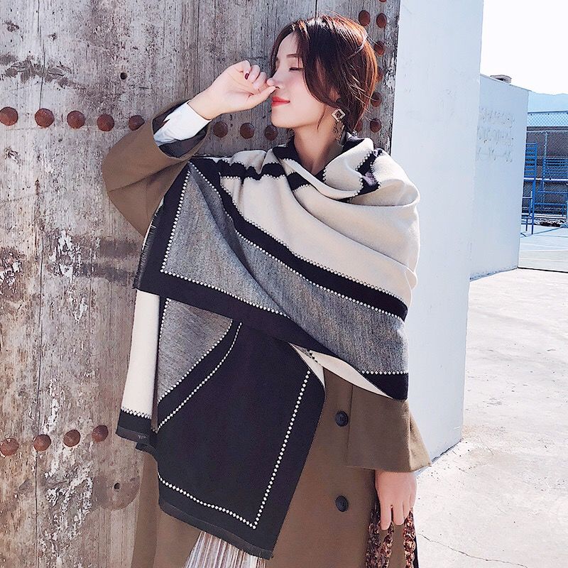 VISROVER 럭셔리 브랜드 여성 겨울 스카프 패션  - Cashmere Scarf 리뷰 및 가격