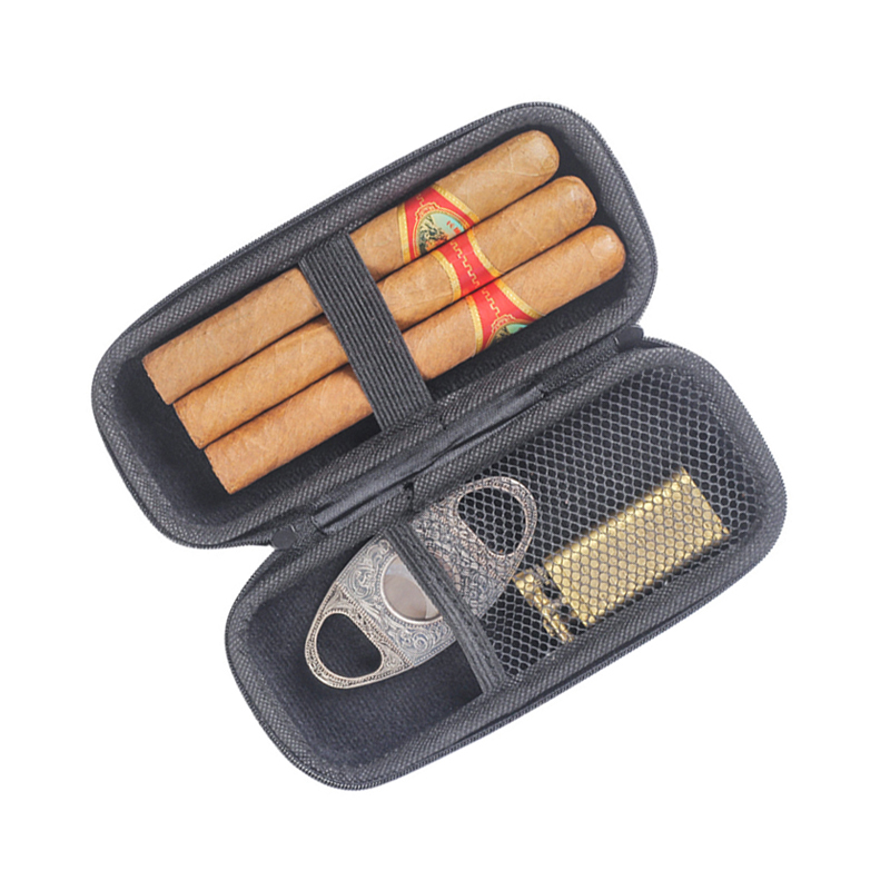 6개비 휴대용 시가 케이스, 가벼운 여행용 휴미더 가방 - Premium Cigar Case 리뷰 및 가격