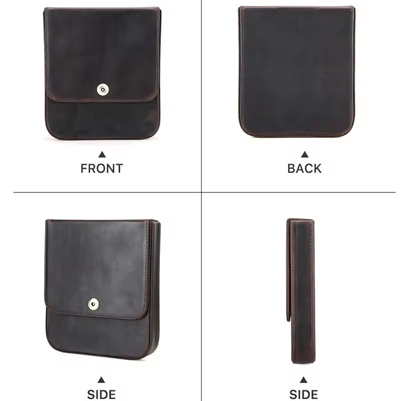휴대용 시가 케이스 겸 보관함, 레트로 브라운 색상,  - Premium Cigar Case 리뷰 및 가격