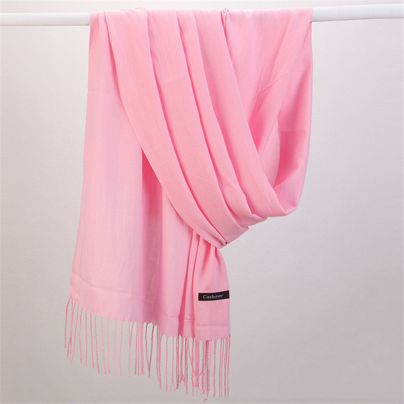 패션 솔리드 컬러 2023 여성 스카프 겨울 Hijab - Cashmere Scarf 리뷰 및 가격