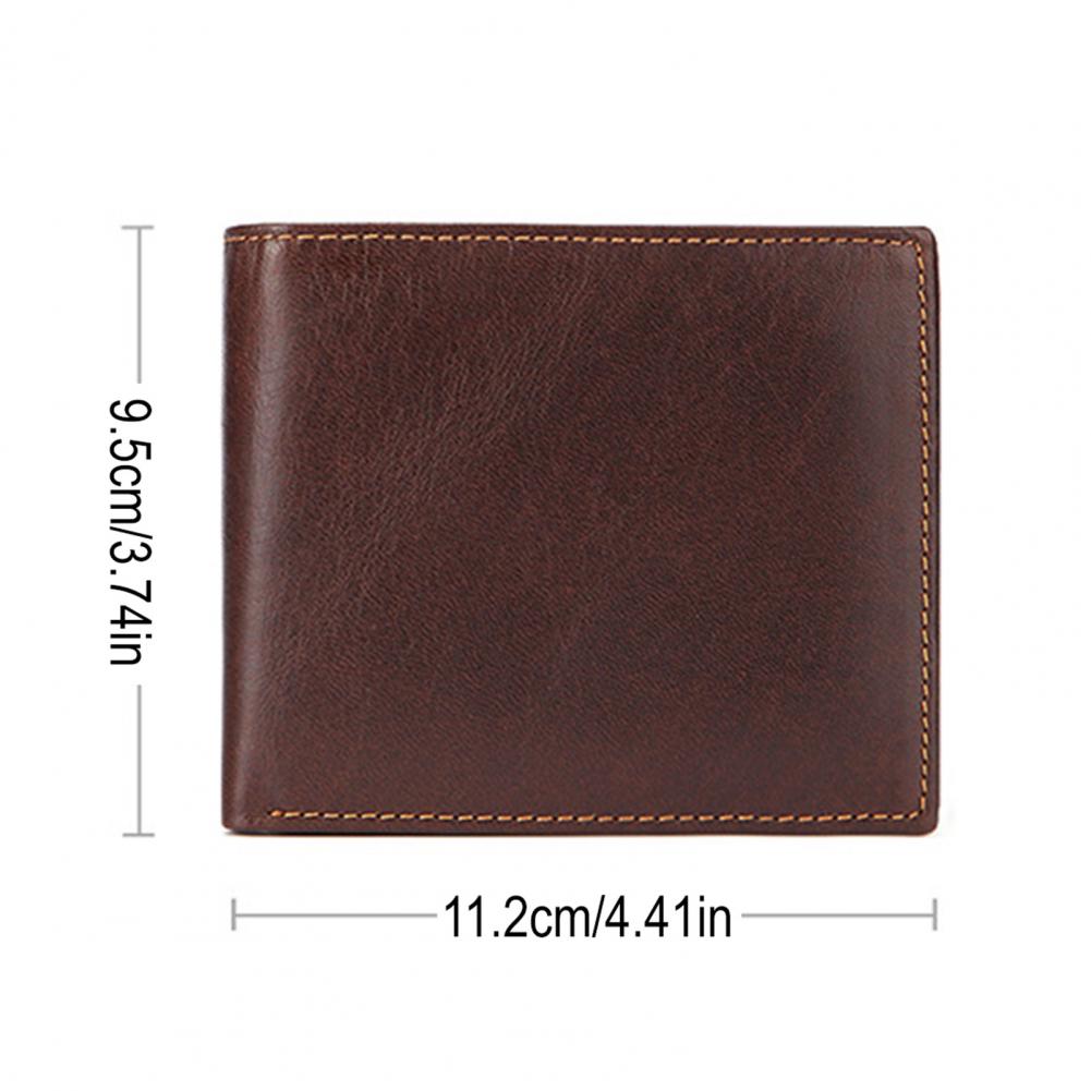 빈티지 스타일 카드 지갑, RFID 차단 기능, 남성용 - Leather Wallet Men 리뷰 및 가격