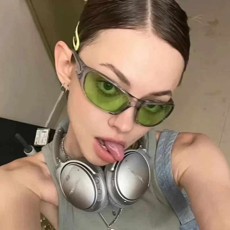 새로운 여성용 선글라스 고글 럭셔리 브랜드 랩 스퀘어  - Sunglasses Uv400 리뷰 및 가격