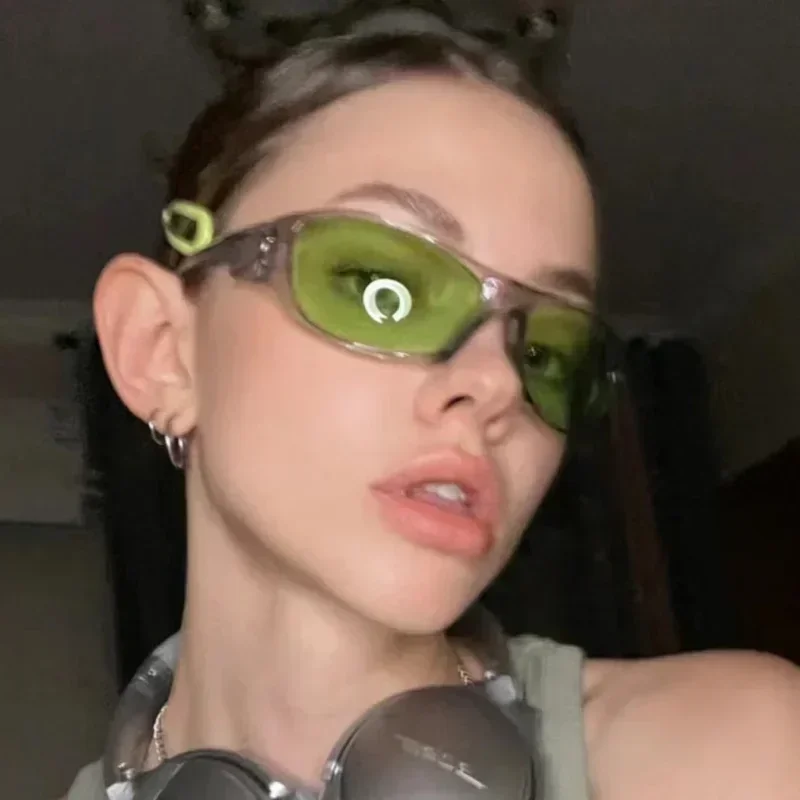 새로운 여성용 선글라스 고글 럭셔리 브랜드 랩 스퀘어  - Sunglasses Uv400 리뷰 및 가격