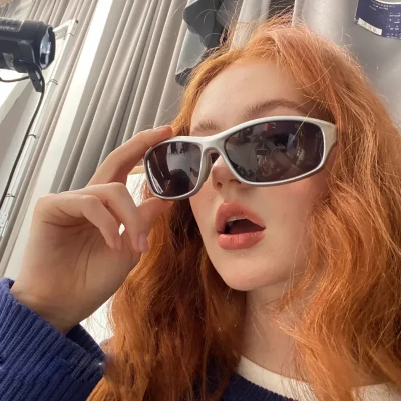 새로운 여성용 선글라스 고글 럭셔리 브랜드 랩 스퀘어  - Sunglasses Uv400 리뷰 및 가격