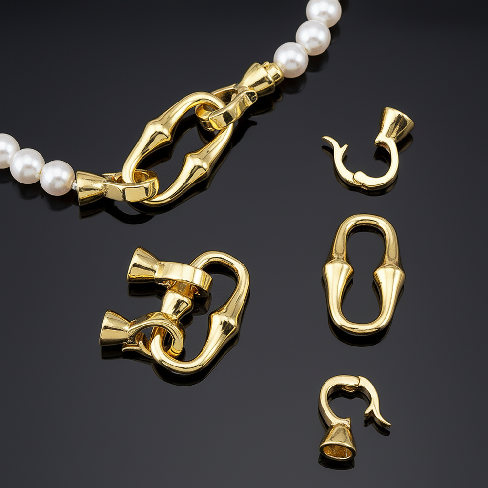 1 Pcs 구리 골드 컬러 도금 양면 대나무 조인트 버 - Gold Plated Jewelry 리뷰 및 가격