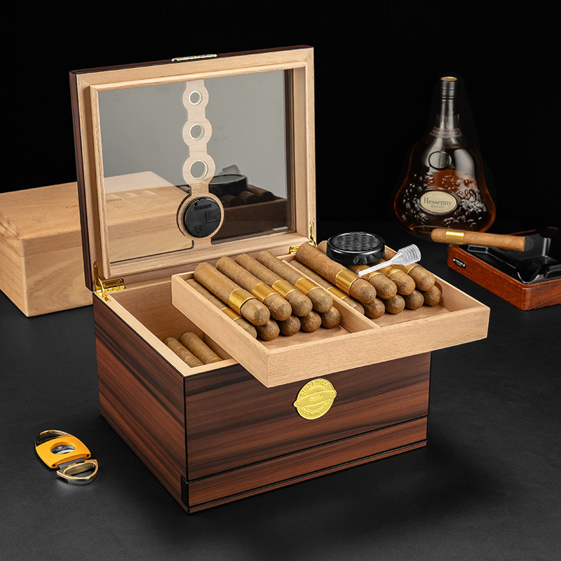고급 수제 시더우드 시가 휴미더 박스, 30/40/50 - Luxury Gift Set 리뷰 및 가격