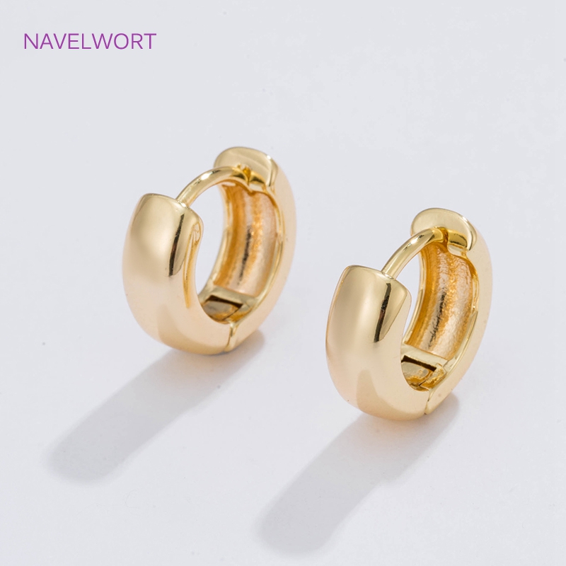 6가지 사이즈의 금도금 원형 후프 귀걸이 여성용 선물, - Gold Plated Jewelry 리뷰 및 가격