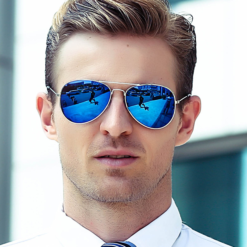 새로운 더블 브리지 파일럿 선글라스 여성용 합금 프레임 - Sunglasses Uv400 리뷰 및 가격