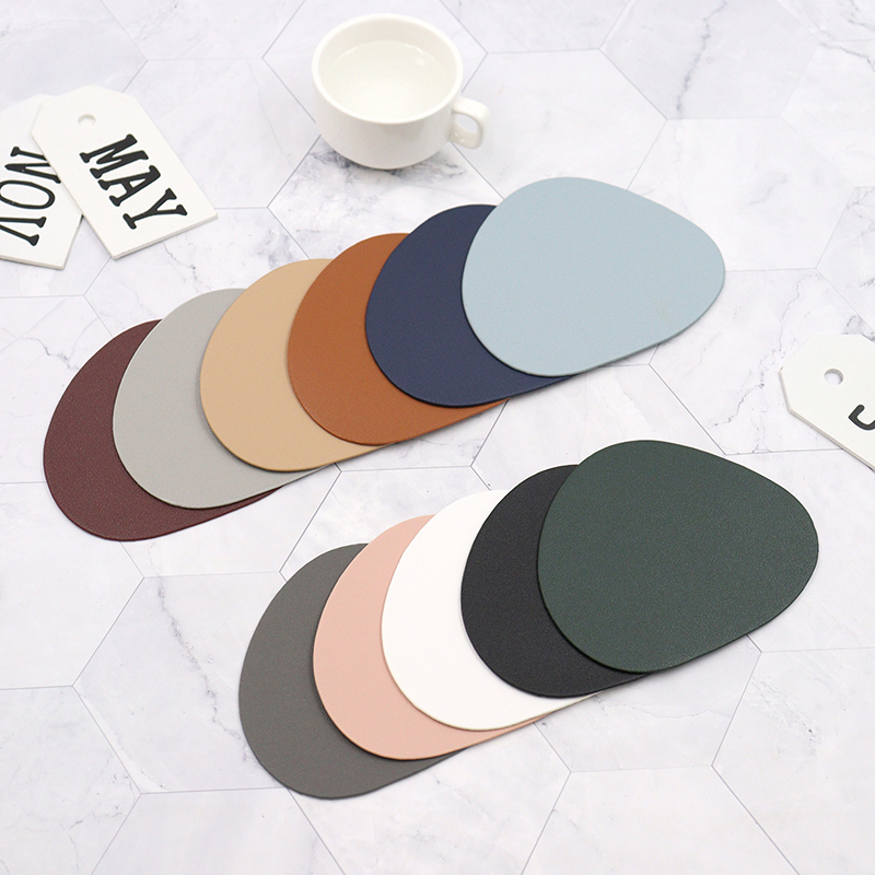 인조 가죽 플레이스매트 및 컵받침 세트, 저녁 식사 테 - Marble Coaster Set 리뷰 및 가격
