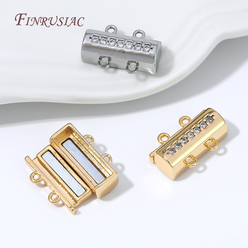 자석 목걸이 잠금장치 18K 금도금 커넥터 이중 구멍  - Gold Plated Jewelry 리뷰 및 가격