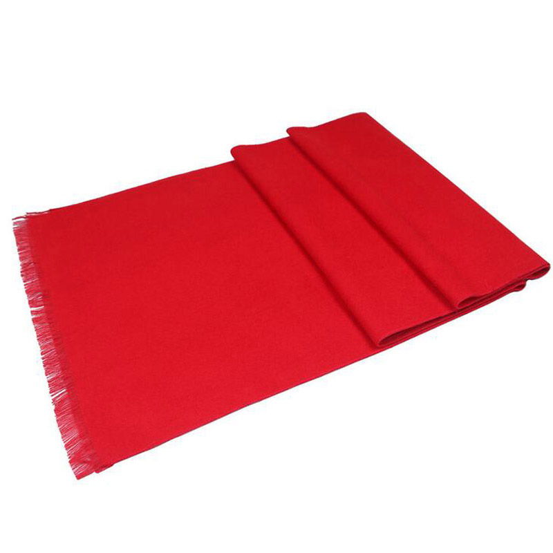 남성용 단색 레드 스카프, 럭셔리 브랜드 디자이너 스타 - Cashmere Scarf 리뷰 및 가격