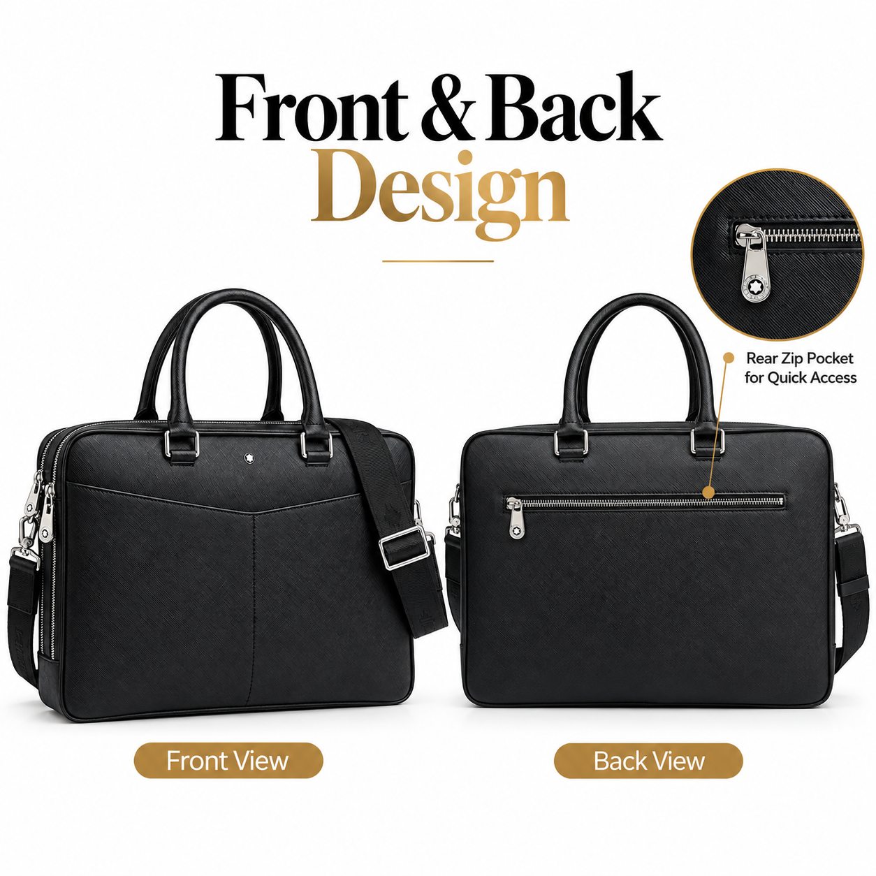 클래식한 디자인의 남성용 비즈니스 브리프케이스, 사무용 - Leather Briefcase 리뷰 및 가격