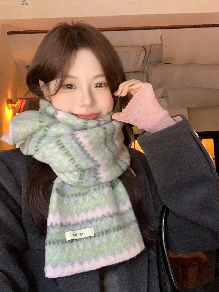 Feilao Island 니트 스카프 여성 겨울 빈티지 - Cashmere Scarf 리뷰 및 가격