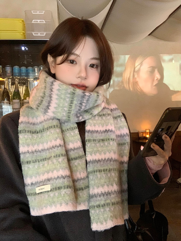 Feilao Island 니트 스카프 여성 겨울 빈티지 - Cashmere Scarf 리뷰 및 가격