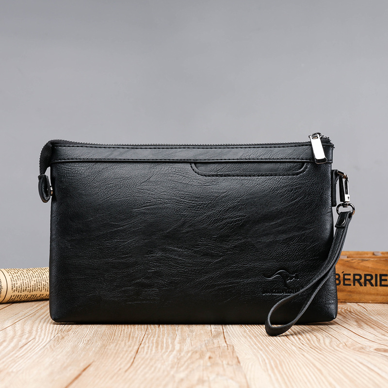 비즈니스 클러치 백 고품질 PU 봉투 가방 패션 브랜드 - Leather Wallet Men 리뷰 및 가격