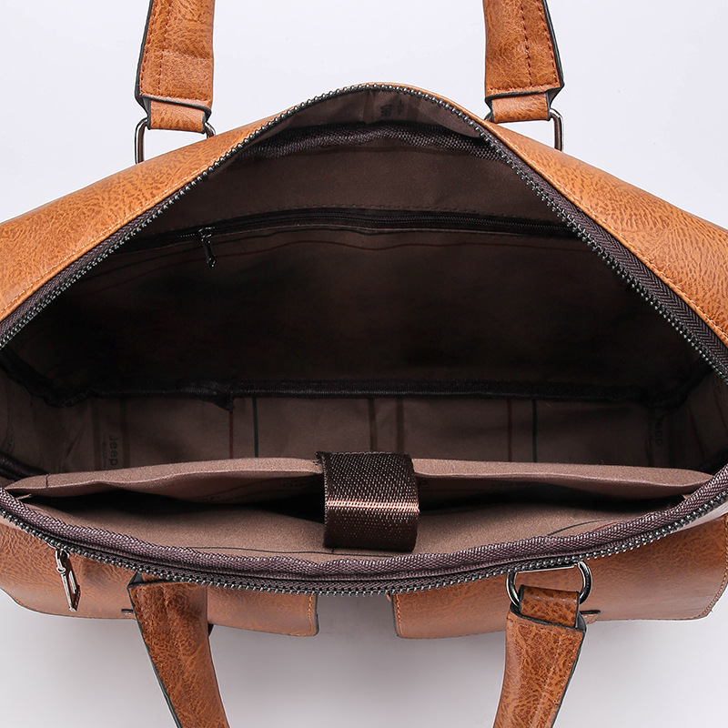 CFUN YA 새로운 남자 핸드백 14 인치 컴퓨터 어 - Leather Briefcase 리뷰 및 가격