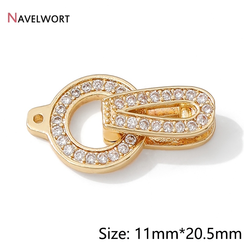 1/2/3Pcs 14K 골드 도금 라운드 황동 지르콘  - Gold Plated Jewelry 리뷰 및 가격