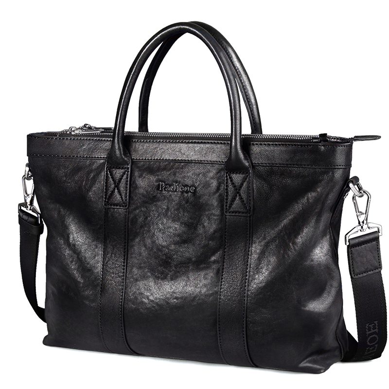 남성용 가죽 소재의 고급스러운 핸드백, 세련되고 고급스 - Leather Briefcase 리뷰 및 가격
