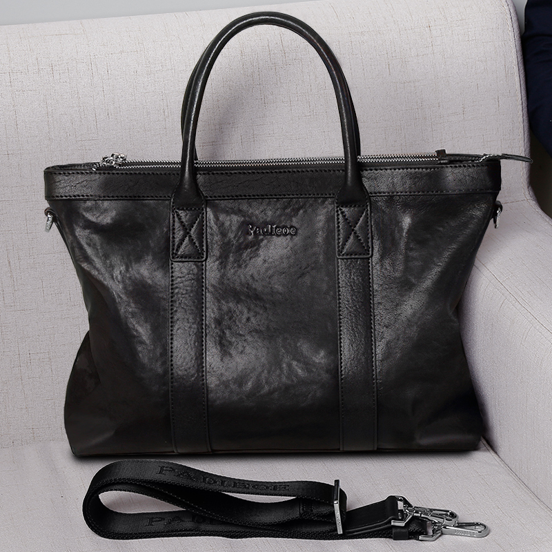 남성용 가죽 소재의 고급스러운 핸드백, 세련되고 고급스 - Leather Briefcase 리뷰 및 가격