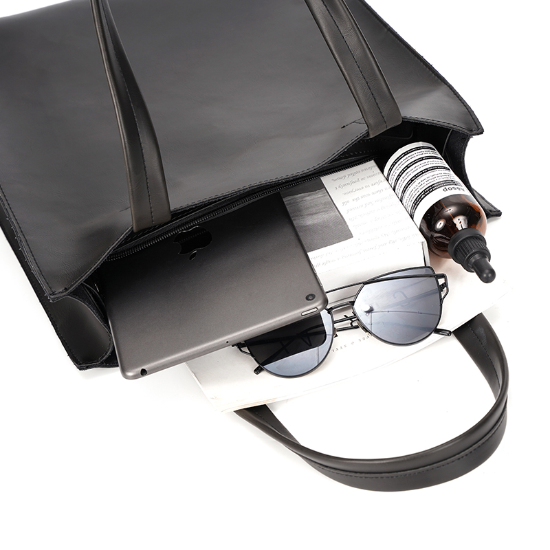 남성용 미니멀리스트 가죽 핸드백 비즈니스 캐주얼 서류  - Leather Briefcase 리뷰 및 가격