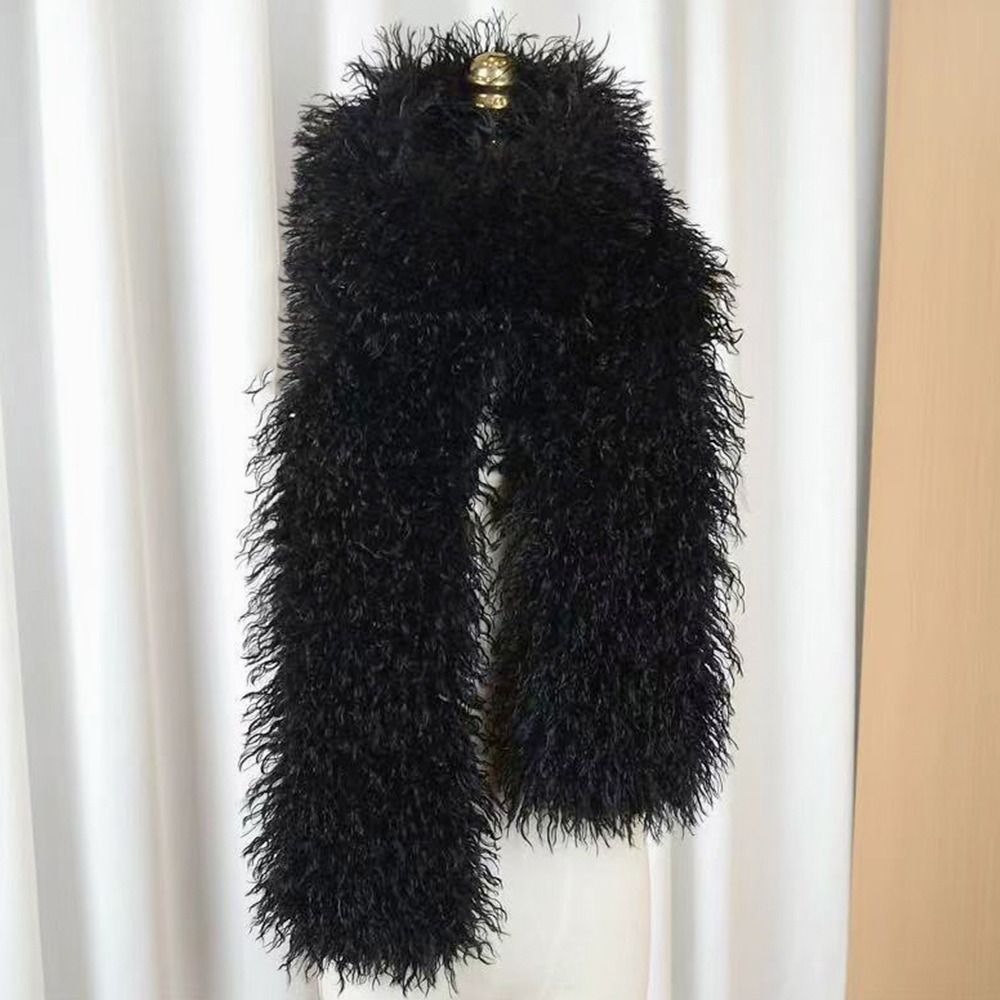 180CM 인조 양털 스카프 양면 전체 가죽 인조 양털 - Cashmere Scarf 리뷰 및 가격